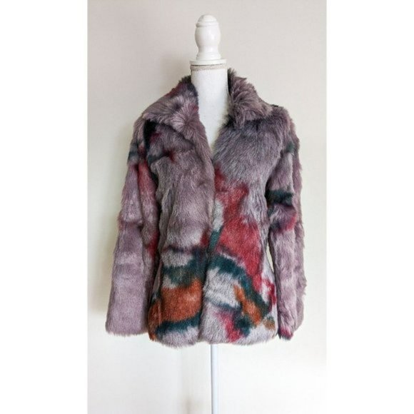 Vintage Alannah Hill Getting My Jollies Fx Fur Jacket Size 10